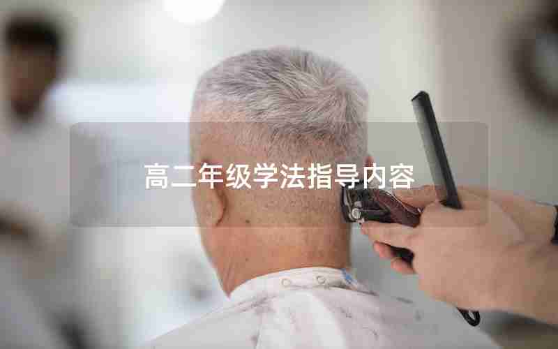 高二年级学法指导内容