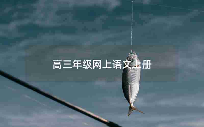 高三年级网上语文上册