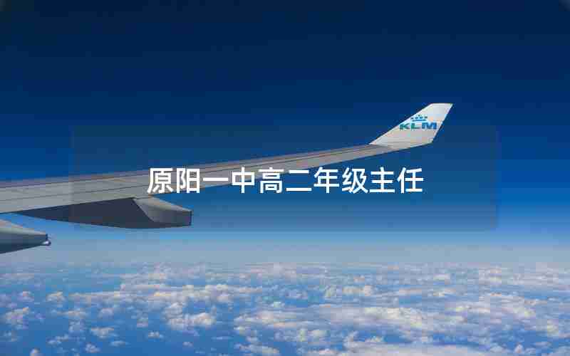 原阳一中高二年级主任