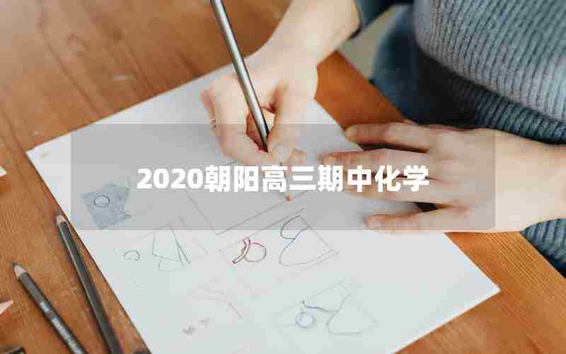 2020朝阳高三期中化学