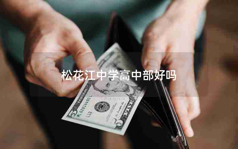 松花江中学高中部好吗