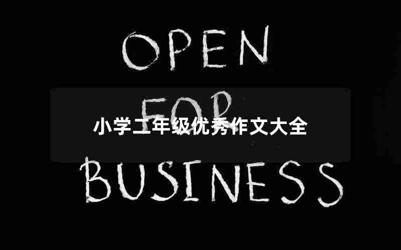 小学二年级优秀作文大全