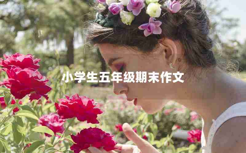 小学生五年级期末作文