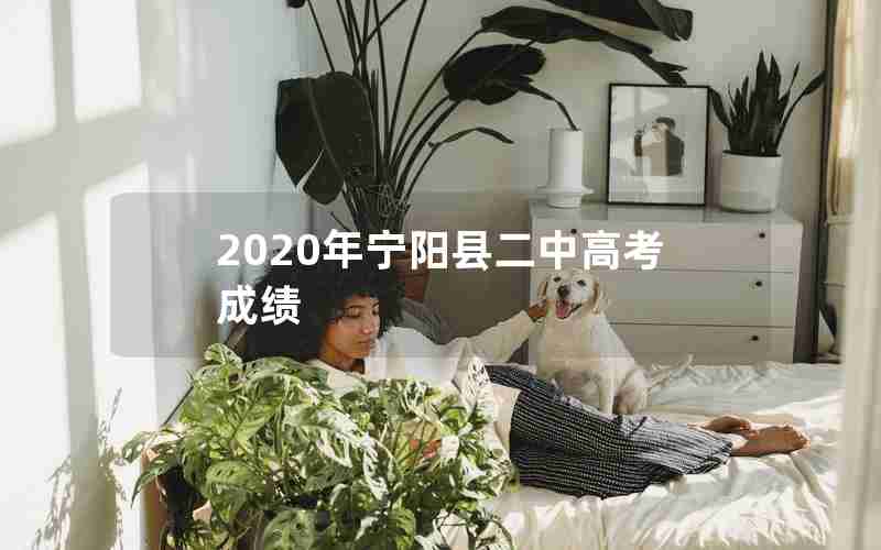 2020年宁阳县二中高考成绩