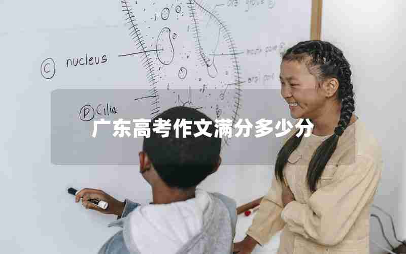 广东高考作文满分多少分
