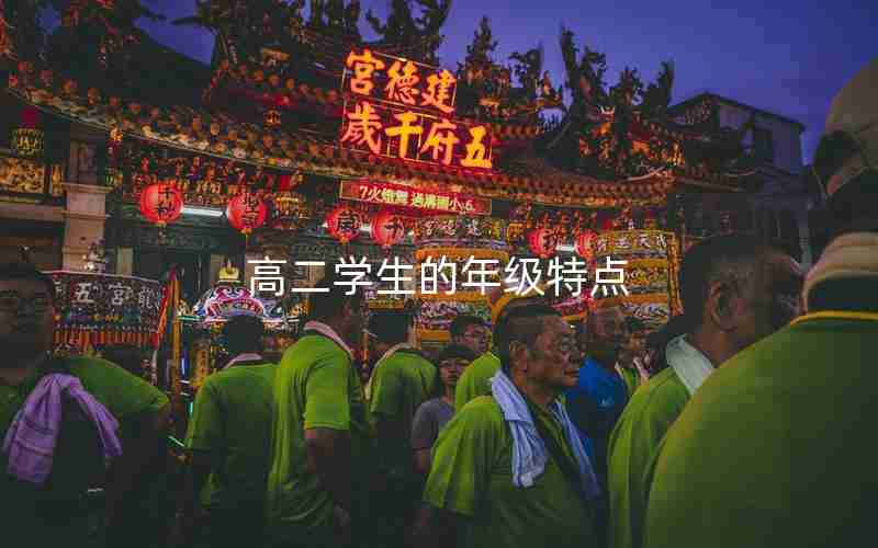 高二学生的年级特点