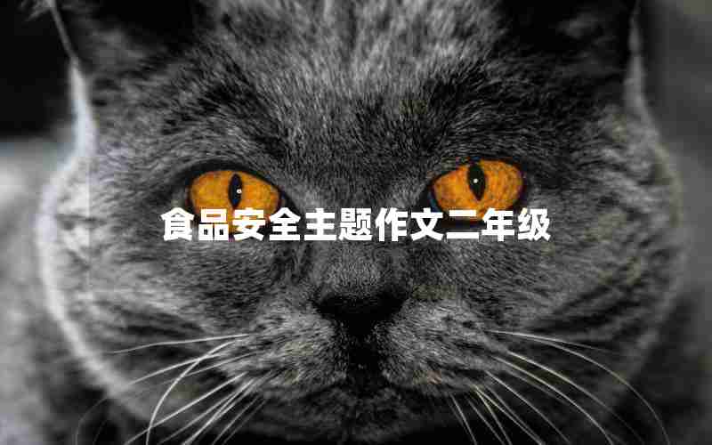 食品安全主题作文二年级
