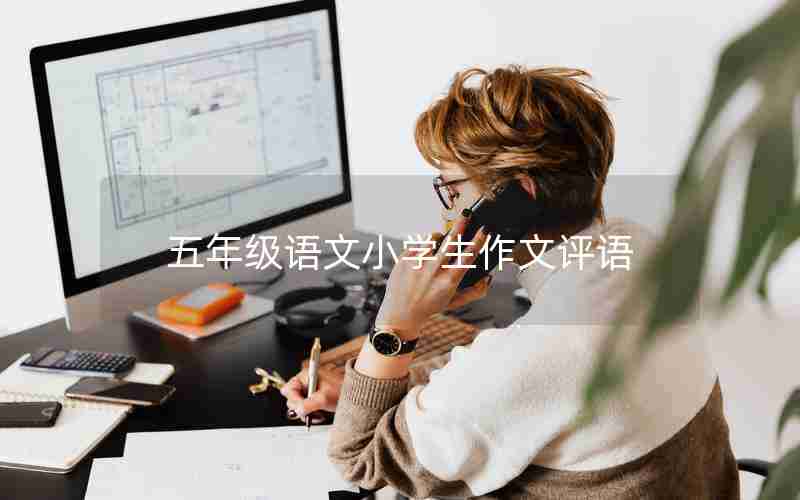 五年级语文小学生作文评语
