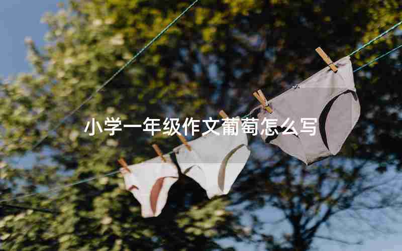 小学一年级作文葡萄怎么写
