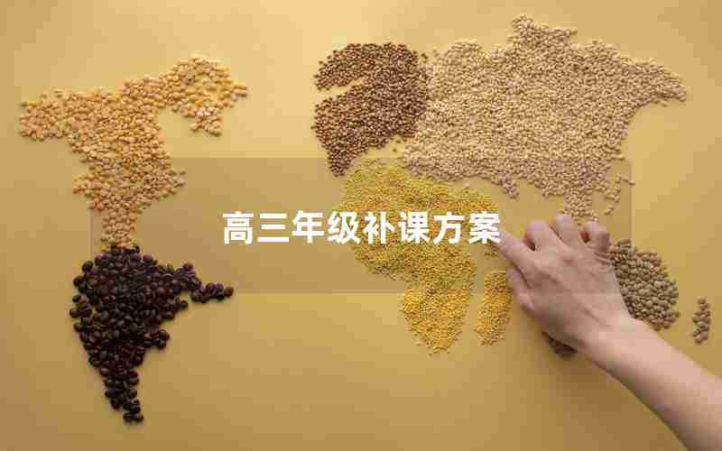 高三年级补课方案