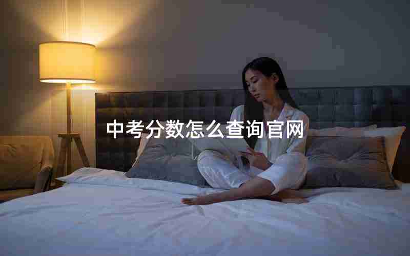 中考分数怎么查询官网
