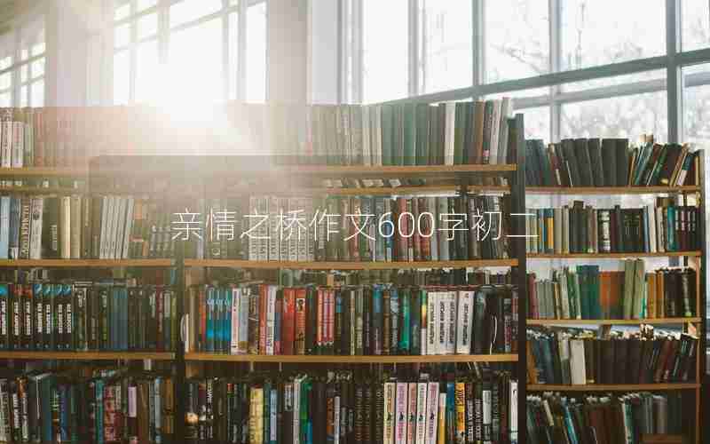 亲情之桥作文600字初二