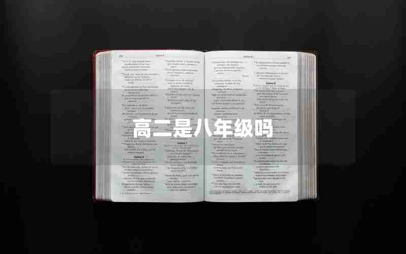 高二是八年级吗