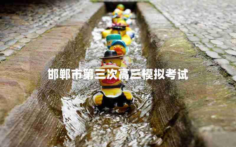 邯郸市第三次高三模拟考试