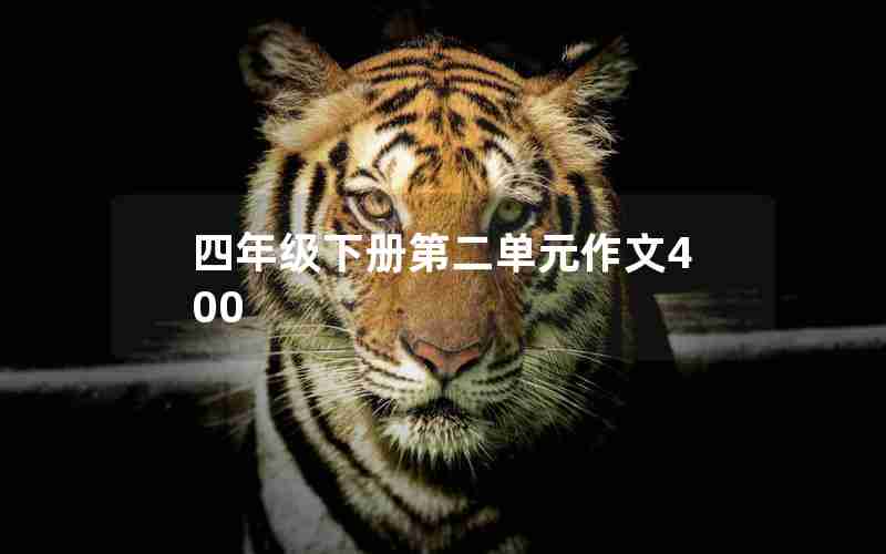 四年级下册第二单元作文400