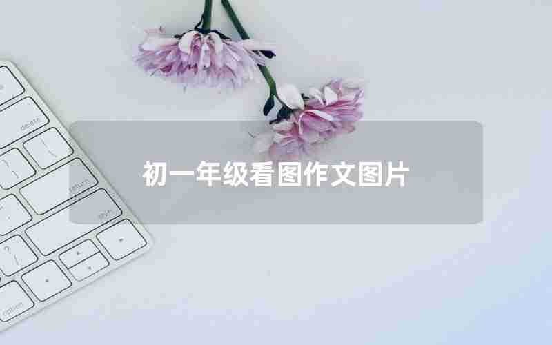 初一年级看图作文图片