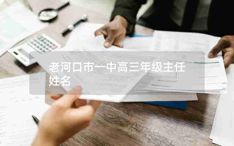 老河口市一中高三年级主任姓名