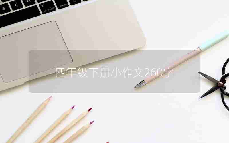 四年级下册小作文260字