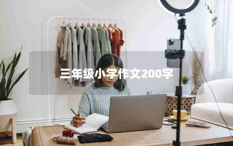 三年级小学作文200字