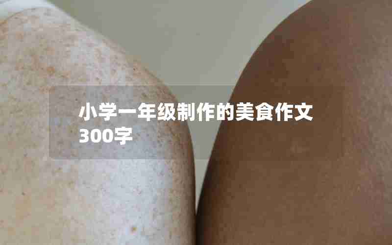 小学一年级制作的美食作文300字