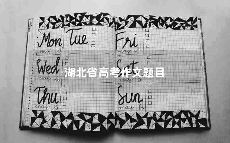 湖北省高考作文题目