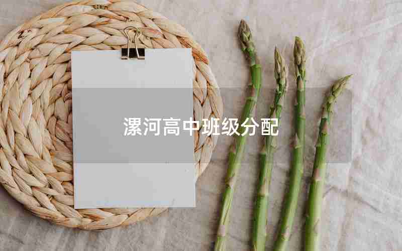 漯河高中班级分配