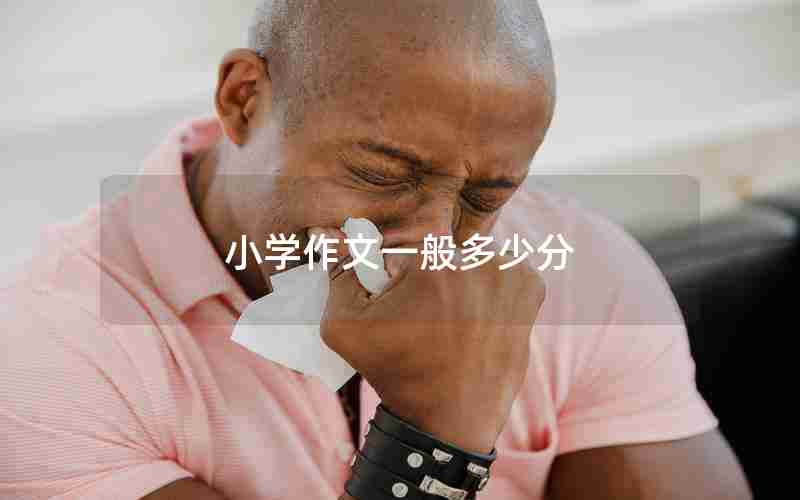 小学作文一般多少分