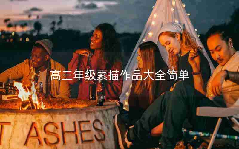 高三年级素描作品大全简单