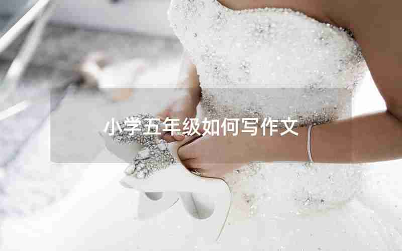 小学五年级如何写作文