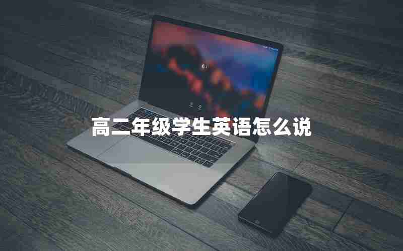 高二年级学生英语怎么说