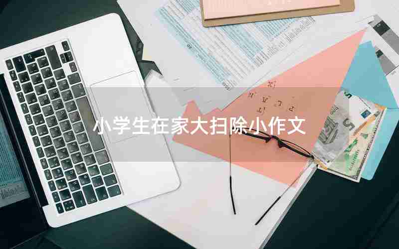 小学生在家大扫除小作文