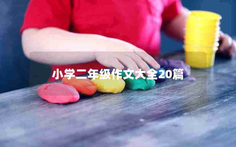 小学二年级作文大全20篇