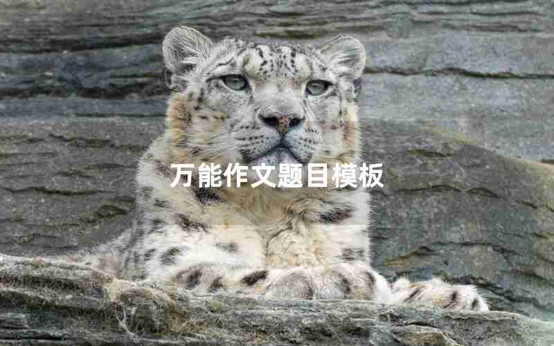 万能作文题目模板