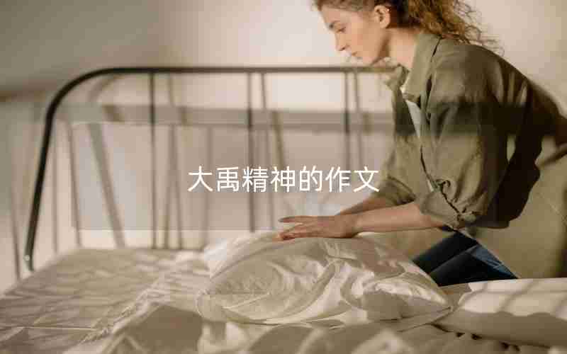 大禹精神的作文