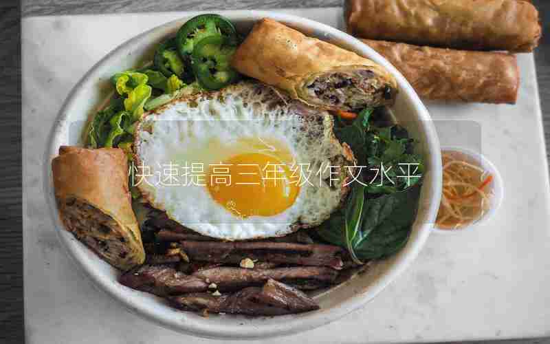 快速提高三年级作文水平