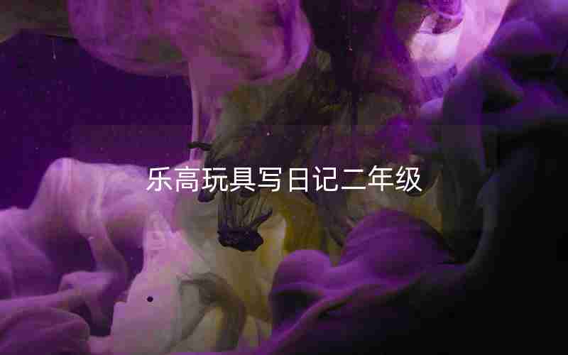 乐高玩具写日记二年级