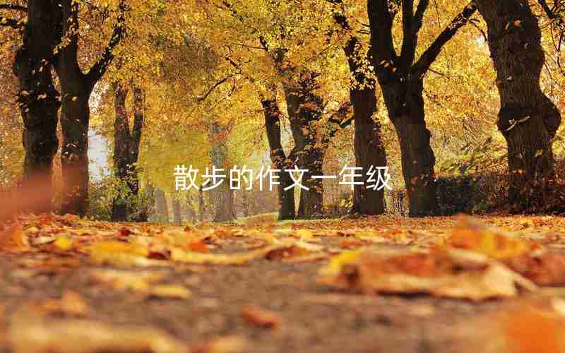 散步的作文一年级