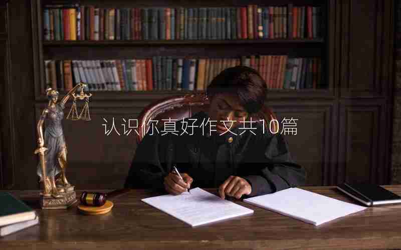 认识你真好作文共10篇