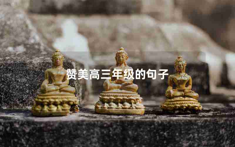 赞美高三年级的句子