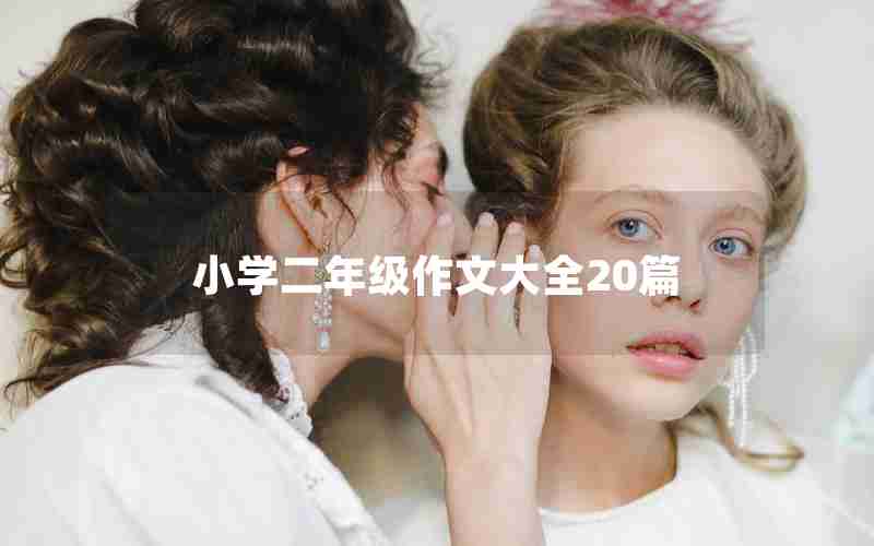 小学二年级作文大全20篇