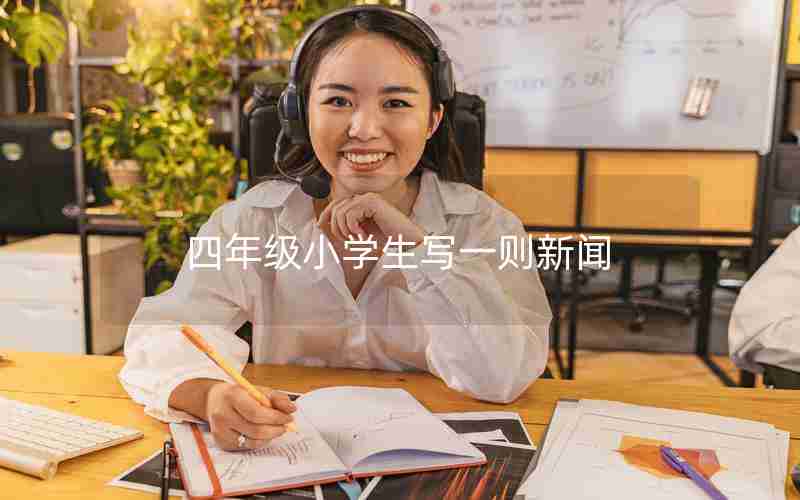 四年级小学生写一则新闻