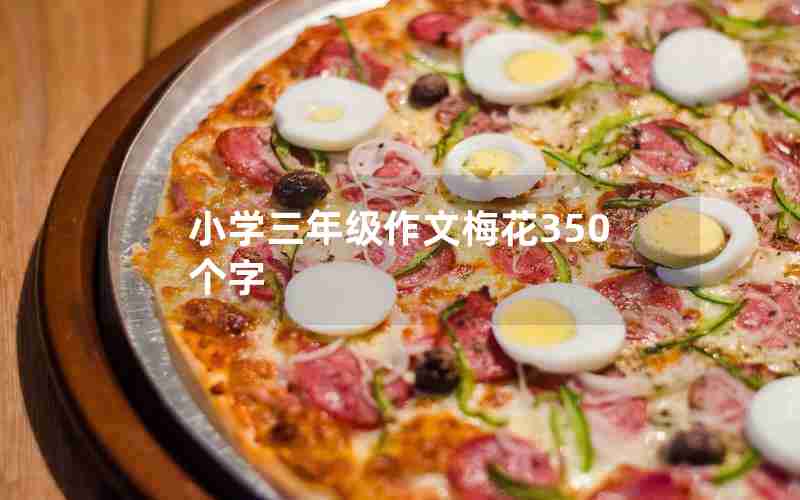 小学三年级作文梅花350个字