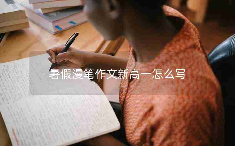 暑假漫笔作文新高一怎么写