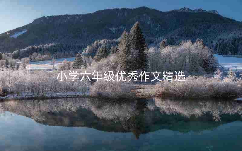小学六年级优秀作文精选