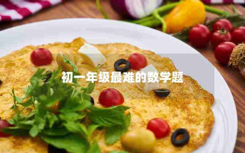 初一年级最难的数学题