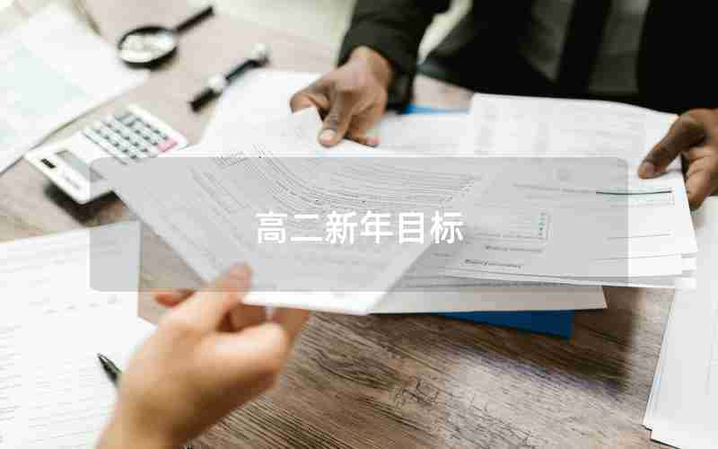 高二新年目标