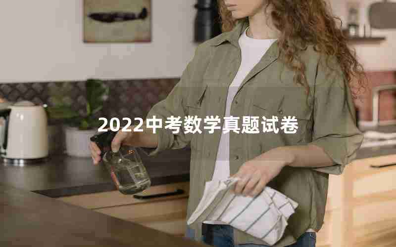 2022中考数学真题试卷