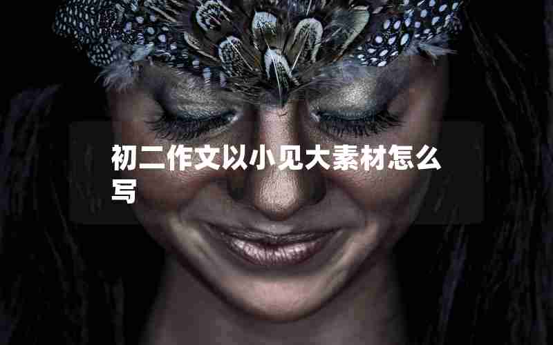 初二作文以小见大素材怎么写