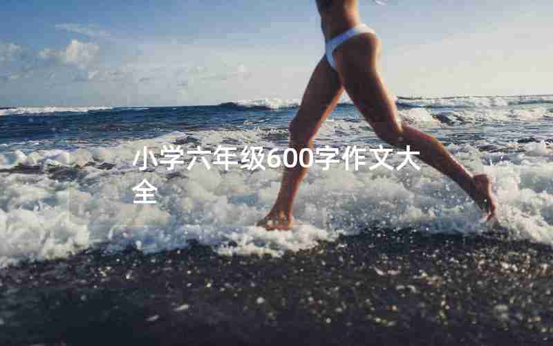 小学六年级600字作文大全