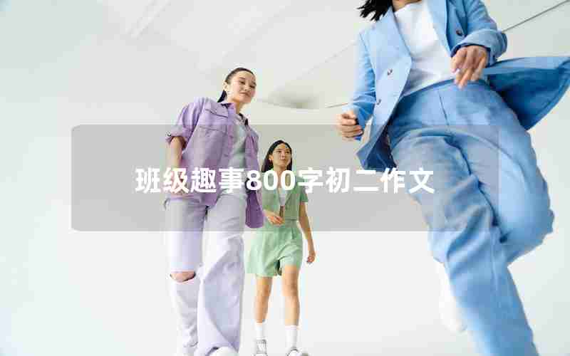 班级趣事800字初二作文